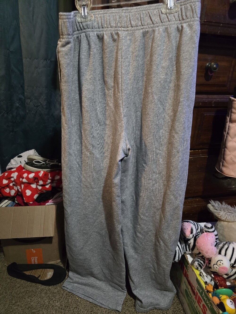 !!.   Ladies M  Elastic Waist Gray Lounge Pants